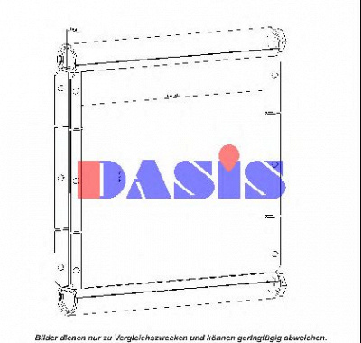 AKS DASIS 136004n -  масляный радиатор, двигательное масло